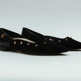 Jasmine Ballerina Flat in Black