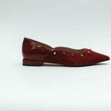 Jasmine Ballerina Flat in Red