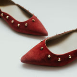 Jasmine Ballerina Flat in Red